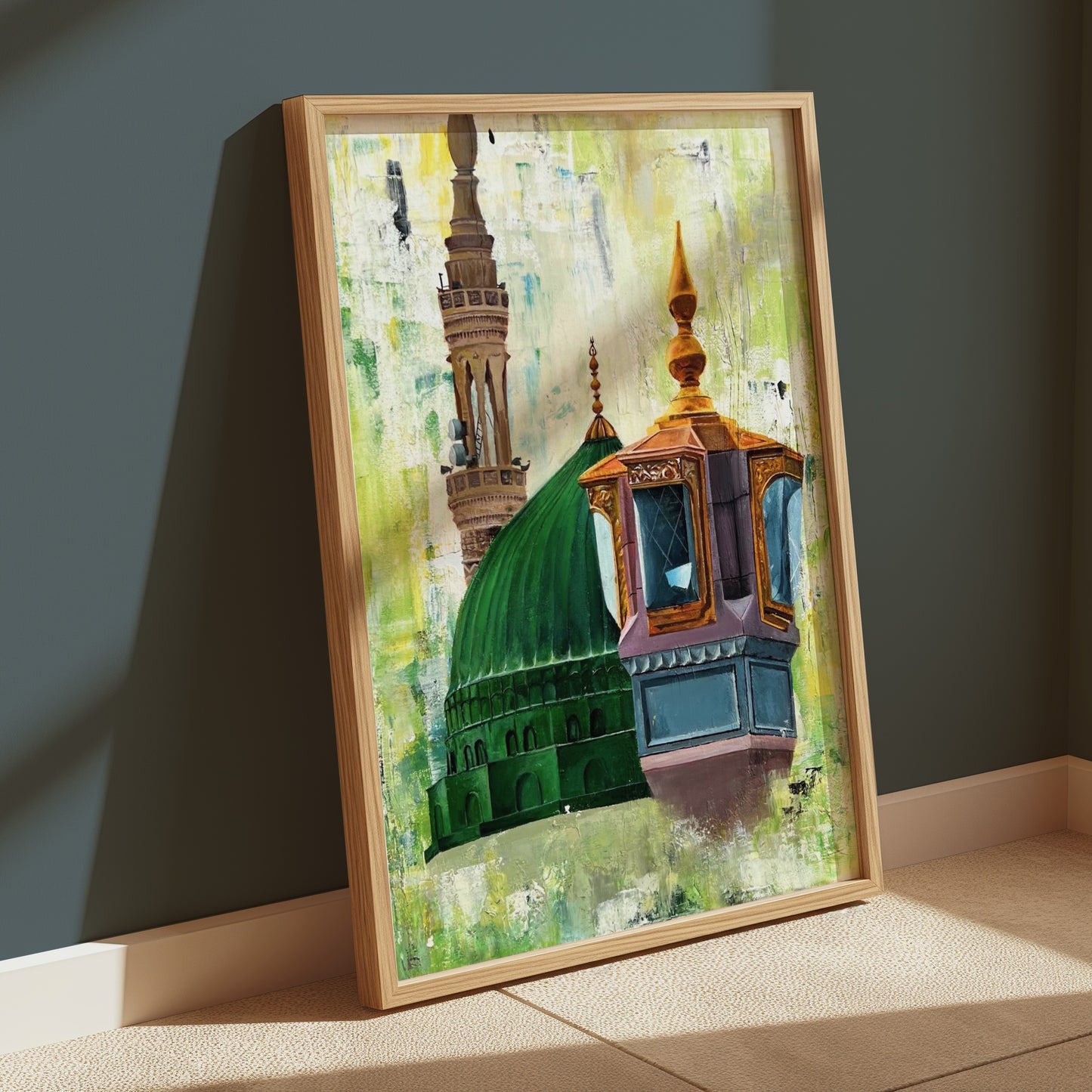 Masjid Nabawi – Original Painting Art Print