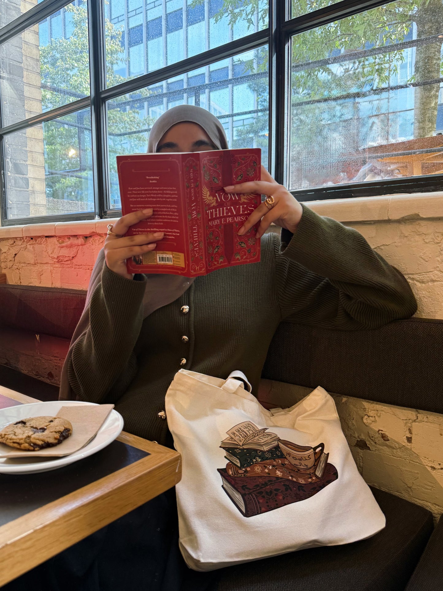 Books and Chai Tote Bag