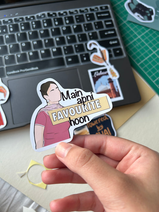 Main Apni Favourite Hoon Sticker