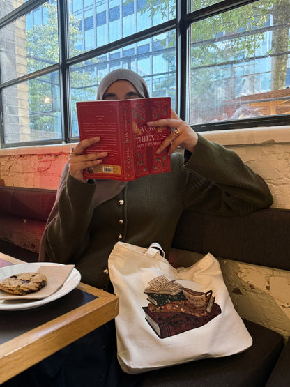 Books and Chai Tote Bag