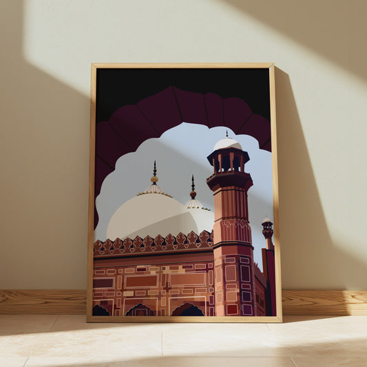 Badshahi Mosque Art Print