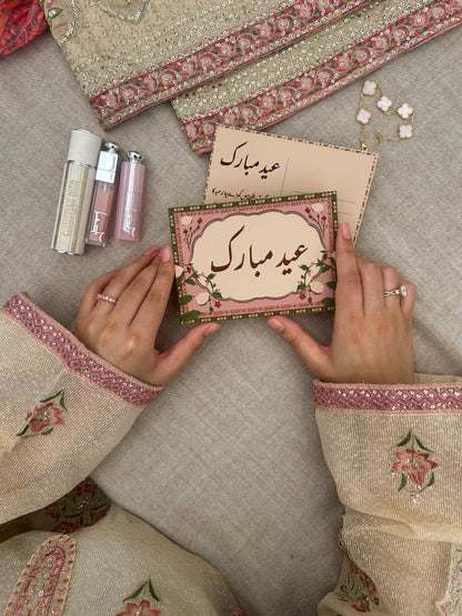 Vintage Urdu Eid Mubarak Postcards