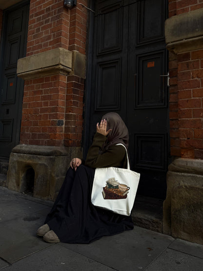 Books and Chai Tote Bag