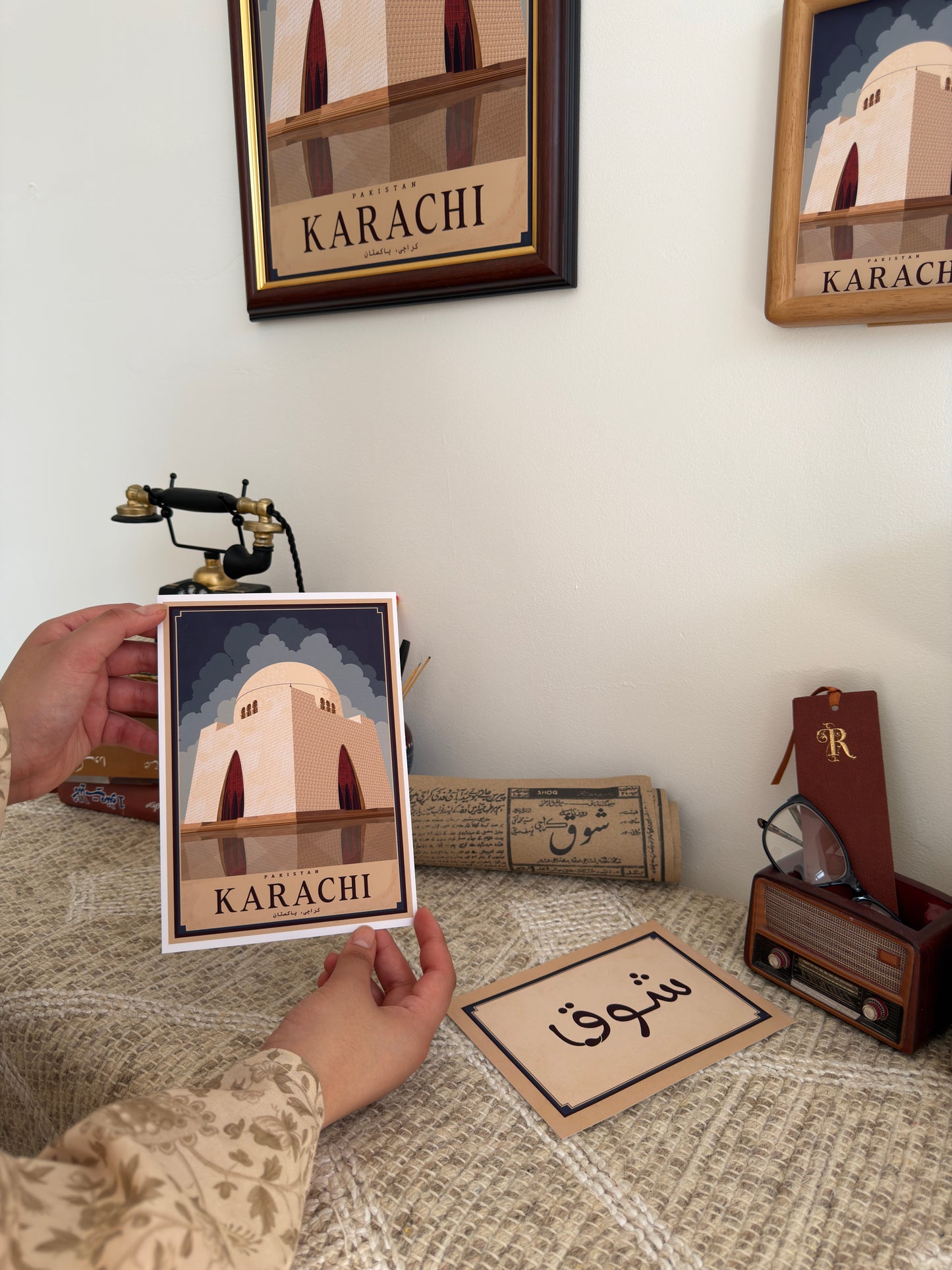 Karachi Vintage Travel Poster