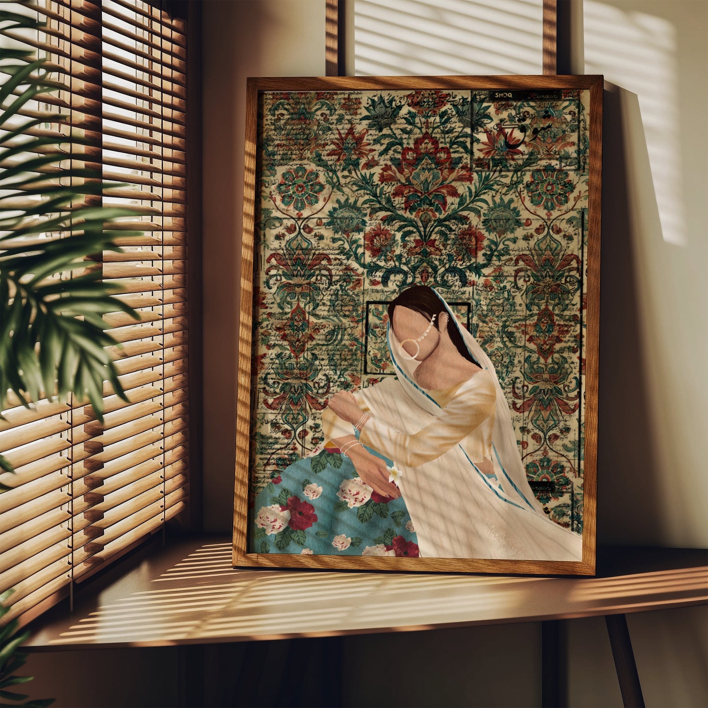 Vintage Desi Woman Art Print