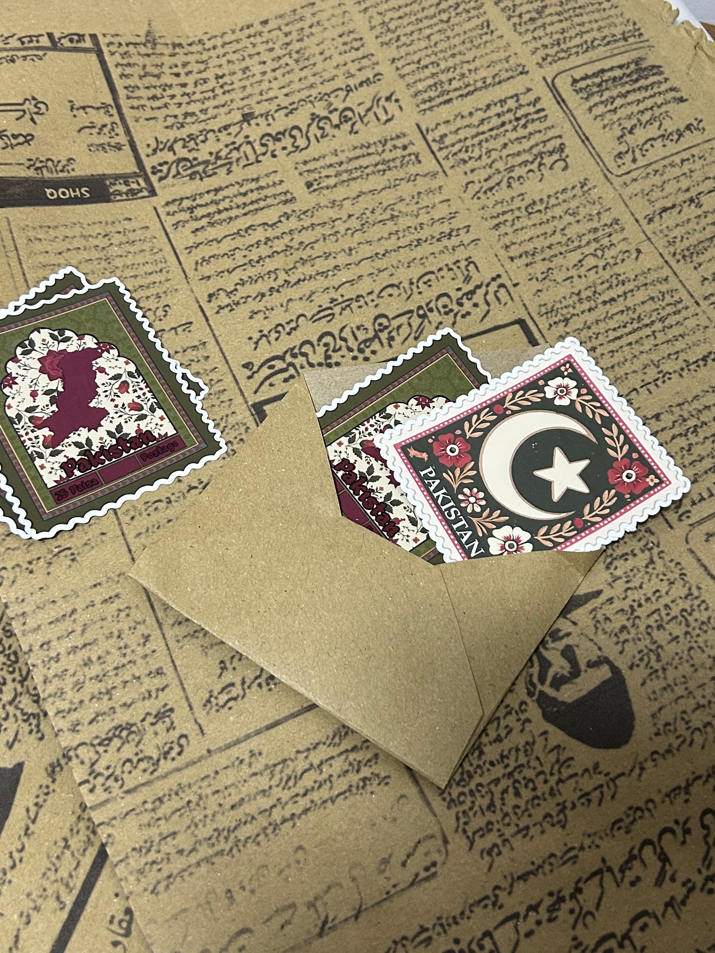 Pakistan Stamp Stickers