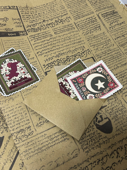 Pakistan Stamp Stickers