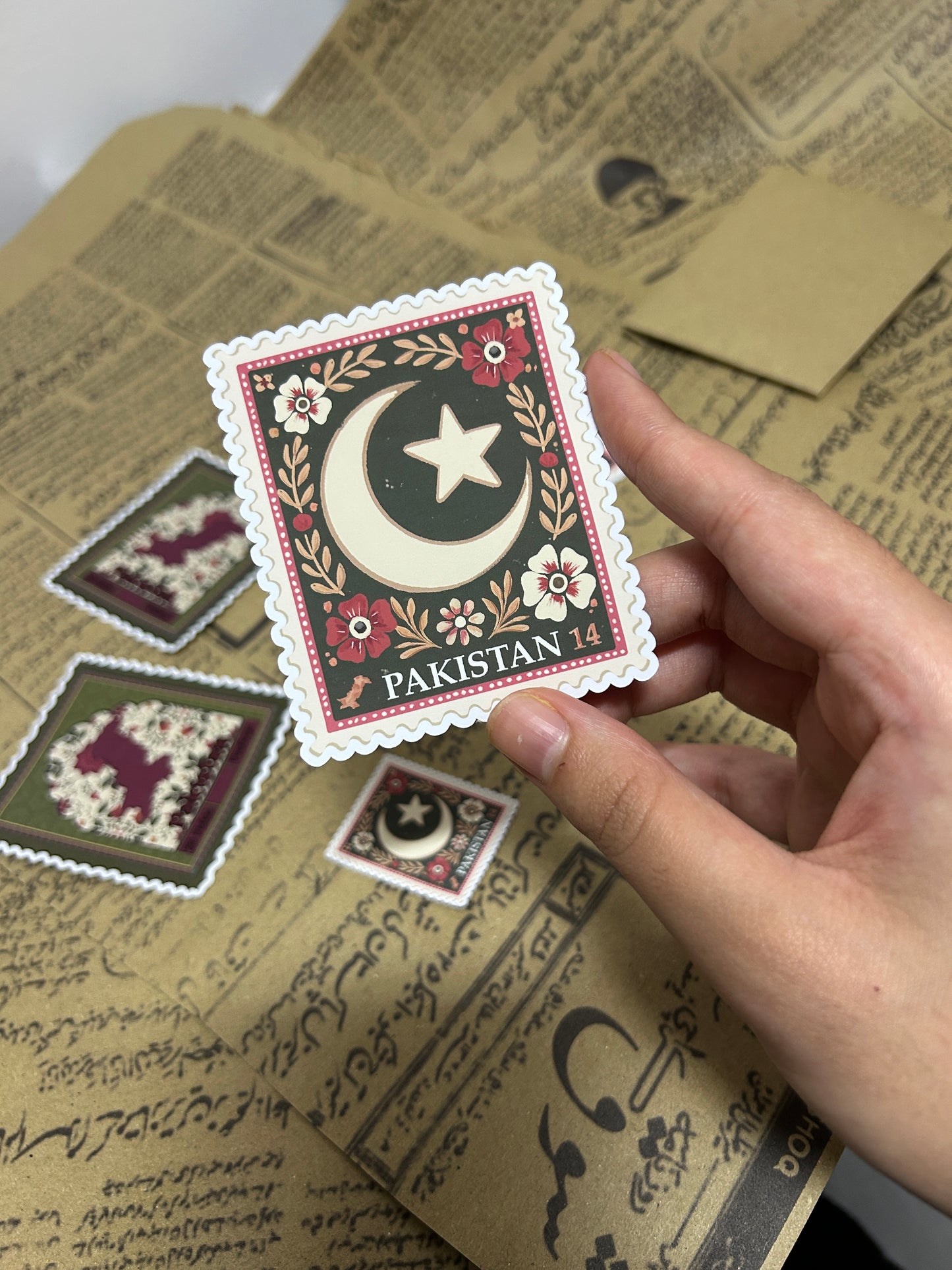 Pakistan Stamp Stickers